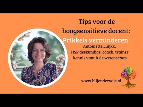 Tips voor de hoogsensitieve docent: Prikkels verminderen