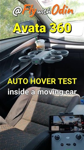 Can a Drone Hover Inside a Moving Car? | DJI Avata 360