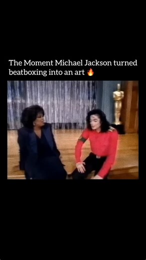 In 1993, during his legendary interview with Oprah Winfrey at Neverland Ranch, Michael Jackson gave the world a rare glimpse into how his creative mind worked. When Oprah asked how he makes his music, MJ didn’t just explain — he demonstrated. Right there on camera, he started beatboxing the rhythm, bass line, and groove of his song “Who Is It” entirely with his voice. Wearing his iconic red satin shirt with a black armband, Michael recreated every layer — the drums, the bass, the melody — all pe