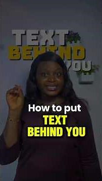 How to Place Text Behing a Person in Your Videos (TUTORIAL)