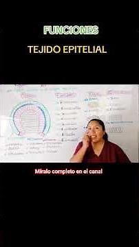 Funciones del Tejido Epitelial #sabiasque #estudiantes #medicina #viralvideo #viral