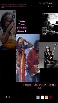 Joe Perry, the legendary guitarist of Aerosmith. #celebrity