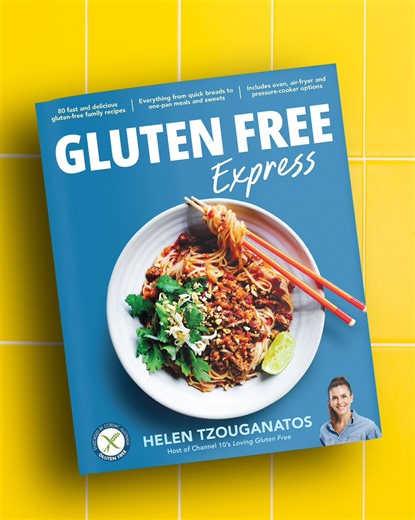 NEW COOKBOOK 🎉🎉🎉 GLUTEN FREE EXPRESS ⏰ #glutenfreeexpress #glutenfreefood #glutenfreebaking #glutenfreecookbook #glutenfreerecipes | Helen Tzouganatos