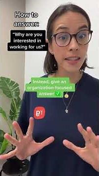 How to answer "Why are you interested in working for us?"