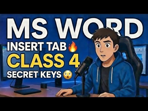 MS Word Class 4 | Insert Tab Complete Tutorial | Tables, Pictures, Header Footer | Urdu Hindi