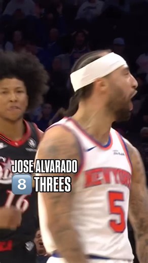 New York Knicks 🏀 on Instagram: "jose can you see 8 threes to tie his career high 🔥"