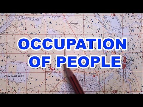How to find Occupation of People in a Toposheet | ICSE Geography
