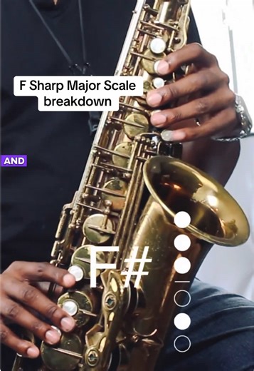 F Sharp Major Scale Breakdown for Alto Sax