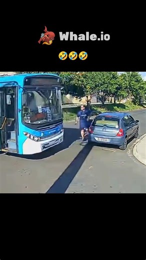 giggyvibe on Instagram: "The video depicts a Brazilian bus driver in São Paulo exiting his vehicle to single-handedly push a parked sedan blocking a tight corner, clearing the path in seconds before driving off, showcasing raw physical prowess amid urban traffic chaos. Posted by AI influencer Tansu Yegen on December 17, 2025, the clip quickly went viral with 2.1 million views and 18,000 likes, tapping into global fascination with "instant karma" resolutions to petty disputes. User replies mix hu