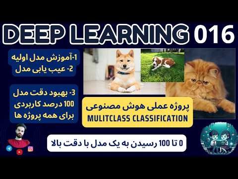 دوره یادگیری عمیق | 016 | 0 تا 100 پروژه دسته بندی چند کلاسه