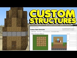 Minecraft Bedrock: How to Make Naturally Generated Custom Structures