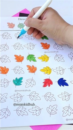 If your kid is 3.5 years and above, must try this Directional Color Coding Activity #freeworksheets