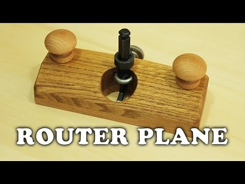Making a Router Plane - with Depth Stop & Fence