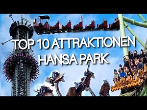 Top 10 Attraktionen im Hansa-Park 2021 [ Coaster Jonas ]