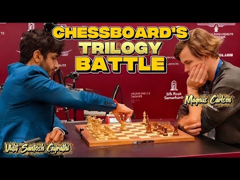 Vidit Gujrathi VS Magnus Carlsen || FIDE World Rapid Chess Championship 2023