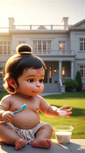 good morning Dosto,|| baby hanuman 🥰 #cartoonvideo #cute #kushitvcartoons #cartoon #cartton #like