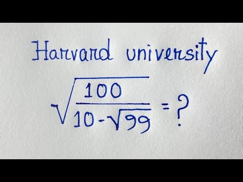 A Wonderful Radical Maths Problems Simplifying | Square Roots Maths |