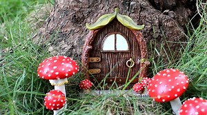 Watch Tree Faces Decor Luminous Outdoor Mushroom Door on Amazon Live