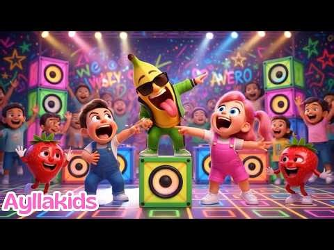 Dancing Banana Funk 🕺 Lively Children's Music | Fruit Dance for Kids