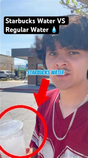 Starbucks💧Water VS Regular Water What’s Better