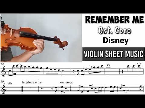 Remember Me - Ost. Coco [Violin Sheet Music]