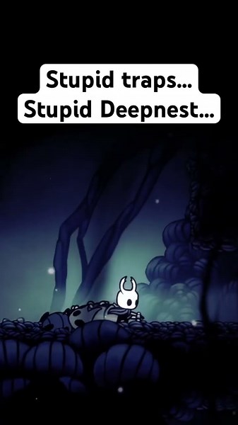Deepnest without a lantern was not on my bingo list today… #hollowknight #gitgud #funny