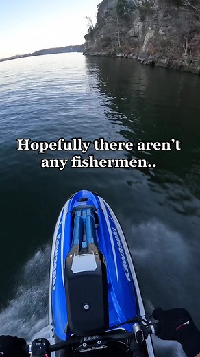 Jetski Racing Along the Cliffs