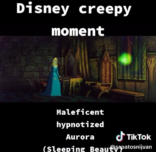 Maleficent Hypnotizes Aurora in Sleeping Beauty