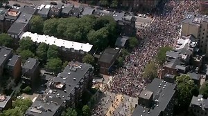 Dueling protesters descend on Boston