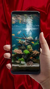 Fond d'écran animé d'un aquarium (Android) - Etsy France