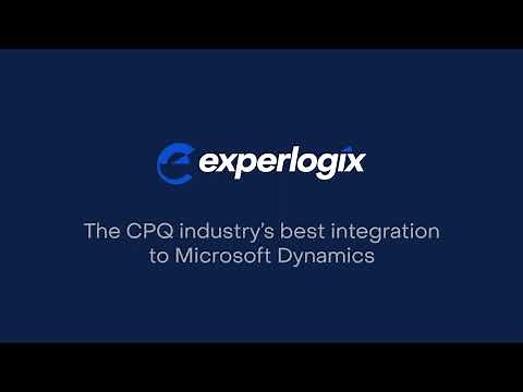 Experlogix CPQ for Microsoft Dynamics 365 for Operations (ERP) Demonstration