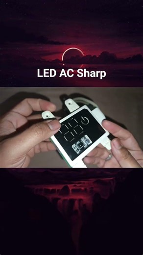 Led dan Remote Reciever AC Sharp AH-7UCY #sharp #airconditioning