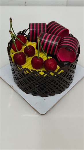 perfect dark chocolate mini cake decorating ideas #minichocolatecake #shorts #ytshorts #trending