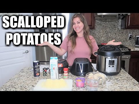 EASY PRESSURE COOKER SCALLOPED POTATOES RECIPE | INSTANT POT RECIPE IDEAS | Cook with Me