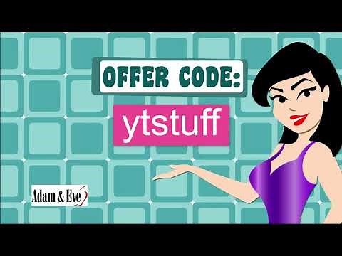 Adam and Eve Is Giving 10 FREE GIFTS + 50% Off + FREE SHIPPING! Use code ytstuff !