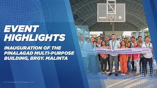 The inauguration of the Pinalagad Multipurpose Building in Brgy. Malinta was held on July 10, 2023. Watch the event highlights here: | Valenzuela City