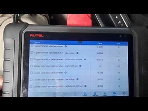 land rover 3.0L 2010 Lower lateral accelerometer failu