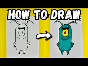 How To Draw Plankton From SpongeBob