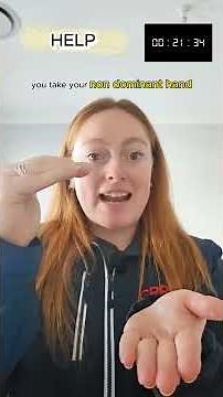 Learn 5 AUSLAN signs that could help in an emergency – in under 60 seconds! ⏱️ #AUSLAN #signlanguage