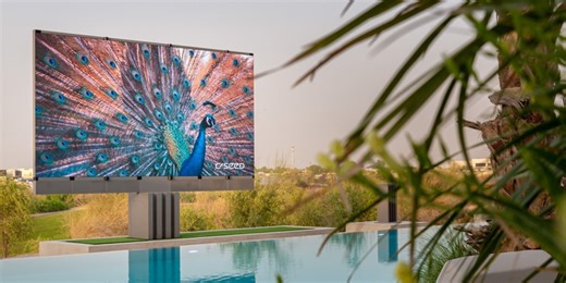 C SEED Unveils World's First Foldable Outdoor MicroLED TV