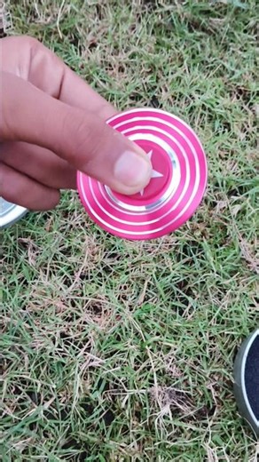 Pink Captain America Fidget Spinner ASMR | High Speed Spin