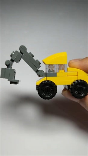 Building a Mini Excavator 🏗️ #LEGO #ASMR #Satisfying