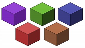 Coloring in Isometric Pixel Art