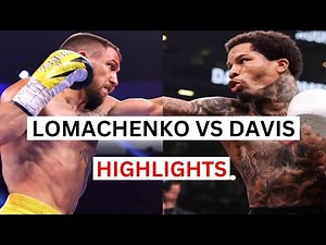 Gervonta Davis vs Vasyl Lomachenko Highlights & Knockouts