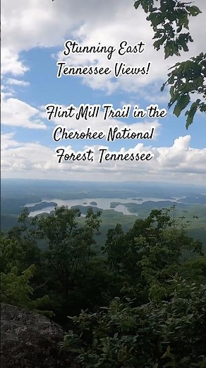 Stunning Appalachian Mountains! Flint Mill Trail in the Cherokee National Forest, Bristol Tennessee