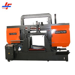[Hot Item] Double Column Metal Cutting Horizontal Hydraulic Tension Band Saw Machine Tool