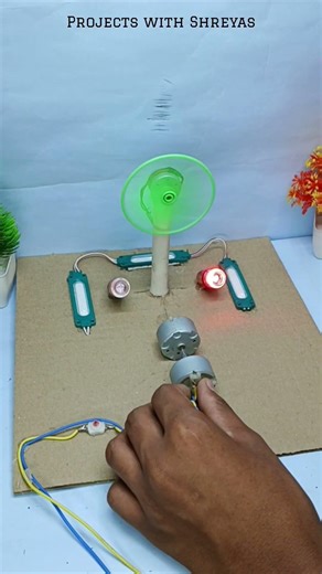 Power transfer For DC Motor To DC Motor 🔥🔥🔥 #experiment #viral #trending #schoolproject #shortsviral