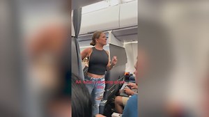 Dallas woman who went viral in 'not real' plane outburst speaks out for the first time