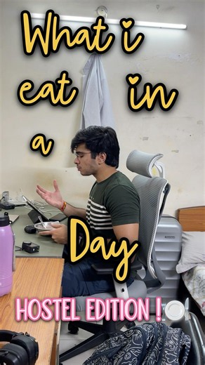 What i eat in a day healthy edition ft.hostel!!🍽️😋 #minivlog #eating #mbbs #trending