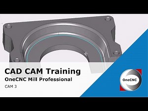 Finishing Tool Paths in OneCNC Mill Professional | OneCNC CAD CAM Training - CAM Training 3